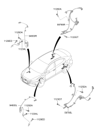 59795S7000-WIRING-E.P.B CONN EXTN,LH