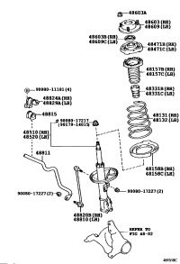 9008036070-BEARING(FOR FRONT SUSPENSION SUPPORT),RH/LH