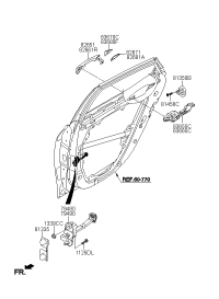 836553V000-BASE ASSY-RR DR O/S HDL,LH