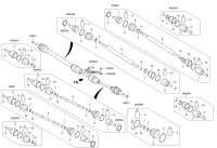 49500E5000-JOINT ASSY-CV LH