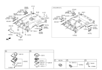 850103M000-CURTAIN AIR BAG MODULE,LH