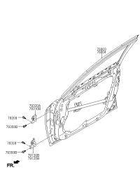 760033M000-Door assy-front lh