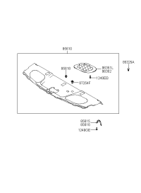 856102D100ZE-TRIM ASSY-PACKAGE TRAY