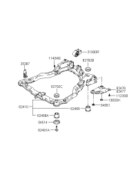 624852D000-BUSHING-CROSSMEMBER MTG