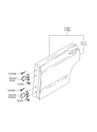 7700339103-PANEL ASSY-RR DR LH