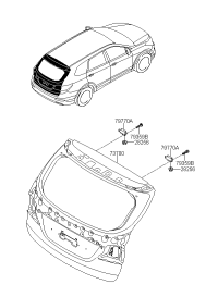 73700B8110-PANEL ASSY-TAIL GATE