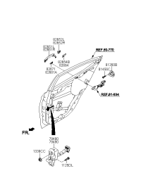79480F0000-CHECKER ASSY-RR DR L