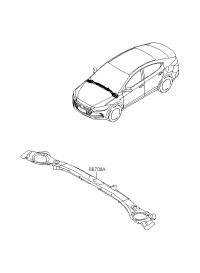 66700F0000-PANEL ASSY-COWL COMPLETE