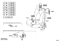 7302302090B1-Plate sub-assy, front shoulder belt anchor, rh
