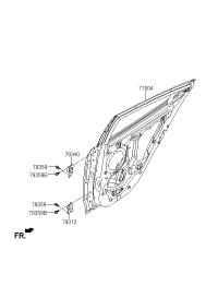 770042V020-PANEL ASSY-RR DR RH