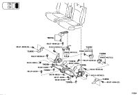 718430E050E0-COVER, REAR SEAT RECLINING, NO.2 RH