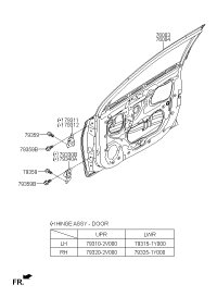76003D0000-Door assy-front lh