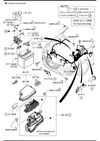 BAPJ6676Y-COVER,MAIN FUSE BLOC