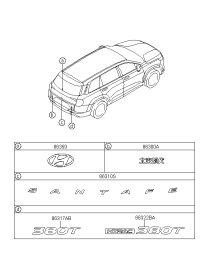 86311S3000-EMBLEM-HYUNDAI