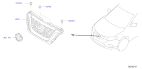 623105RF0A-GRILLE ASSY-FRONT