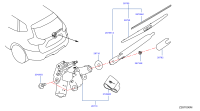 287104BA0A-MOTOR ASSY-REAR WINDOW WIPER