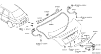 846622DT0A-Link assy-lugg lid lock