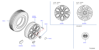 40342EB00A-CAP-DISC WHEEL