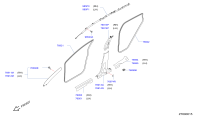 769234CL0A-WELT-BODY SIDE,REAR RH