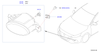 261506CT5A-LAMP ASSY-FOG,RH
