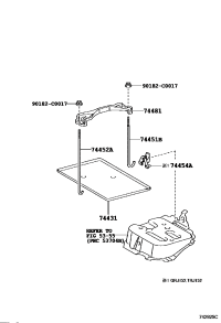 744310G010-Tray, battery