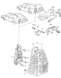 321945111H-Taillight & rr fog lamp