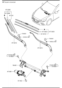 BKC367321-ARM,WIPER - DRIVER SIDE