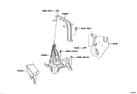 7447308010-Spacer, battery, no.1