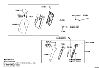 7130406030-Hinge sub-assy, rear seat back, rh/lh