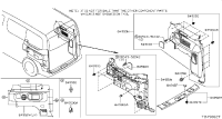 849155LF0A-SPRING-RETURN,REAR BRAKE SHOE