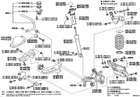 42304F4070-CARRIER SUB-ASSY REAR AXLE RH