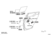 69803F4030-REGULATOR SUB-ASSY, REAR DOOR WINDOW, RH