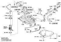 77201F4050-PIPE SUB-ASSY, FUEL TANK FILLER