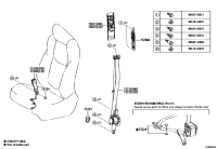 7302302150C0-Plate sub-assy, front shoulder belt anchor, rh