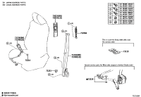 732300R300C0-BELT ASSY, FR SEAT