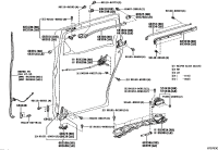 6830358020-RAIL SUB-ASSY, SLIDE DOOR, CENTER RH