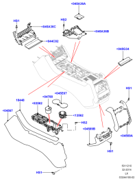 LR060156-PANEL ASSY-LWR CRASH PAD
