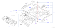 51138ED530-Bracket, r. rr. towing hook