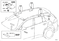 743170N020B2-COVER, VISOR BRACKET