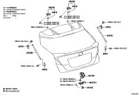 68948F4040-BRACKET, BACK DOOR