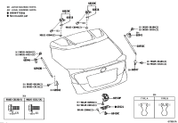 68950F4100-STAY ASSY, BACK DOOR, RH
