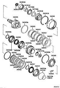 9030199094-RING, O (FOR UNDERDRIVE BRAKE PISTON)