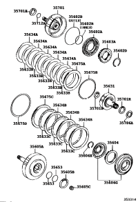 9030199104-Ring, o (for forward clutch piston)