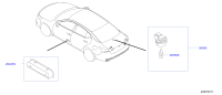 264204RK0A-LAMP ASSY-DOOR STEP