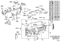 550120E070C0-Ornament sub-assy, instrument panel, no.2