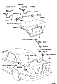 6446133051-WEATHERSTRIP, LUGGAGE COMPARTMENT DOOR