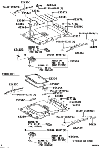 6331833031A0-MOULDING, SUN ROOF OPENING TRIM