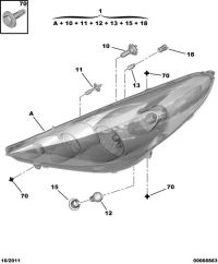 6208N8-Headlamp assy