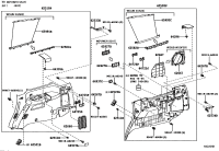 659900C010C0-CURTAIN, REAR WINDOW, LH