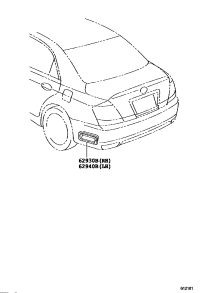 629400P010-DUCT ASSY, QUARTER VENT, RH
